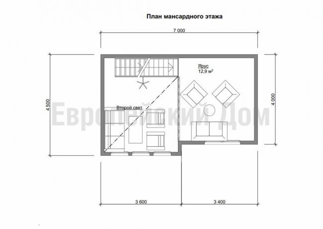 Anordnung der zweiten Etage. Bildquelle: dom-bt.com