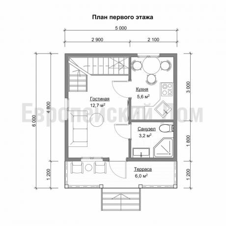 Auf der ersten Etage. Bildquelle: dom-bt.com