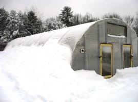 Heizung Gewächshäuser im Winter mit den Händen: die Optionen