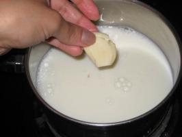 Knoblauch Milch - altes Volksheilmittel für viele Krankheiten.