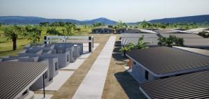 Bungalowsiedlung im Drucker: Sozialwohnungen für 3D-Technologien