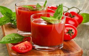 Was ist die Verwendung von Tomatensaft und an wen ist es kontraindiziert.