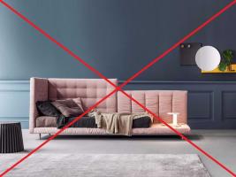 5 häufigsten Fehler, die vermieden werden sollten, wenn ein Sofa-Bett wählen.