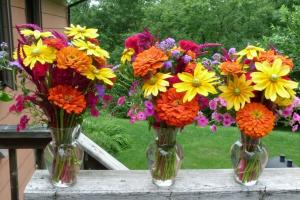 Wie ein schöner Blumenstrauß der 1. September der Ferien Farben erstellen: immer bereit für die Schule