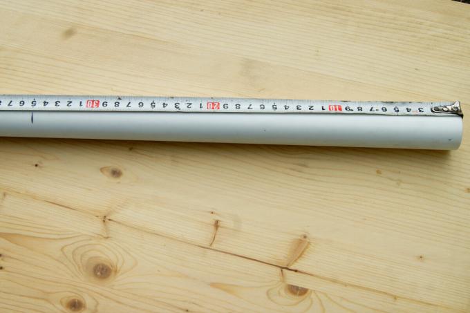 Auszumessen Bandlänge von 25 - 35 cm