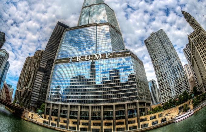 Das ist das Gebäude, in dem Trump-Wohnung befindet sich in 3 Etagen in einem Penthouse in den oberen Etagen. (Bildquelle - Yandex-Bilder)