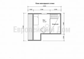 Finnische Haus 6x6 - Schönheit und Funktionalität in einer kleinen Größe