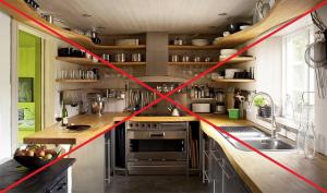 5 häufigsten Fehler bei der Einrichtung eine kleine Küche.