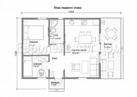 Stilvolle europäisches Haus 6x10 überrascht rationale Planung