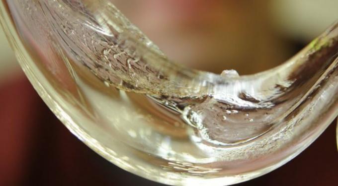 So sieht gefrorenes Wasserglas
